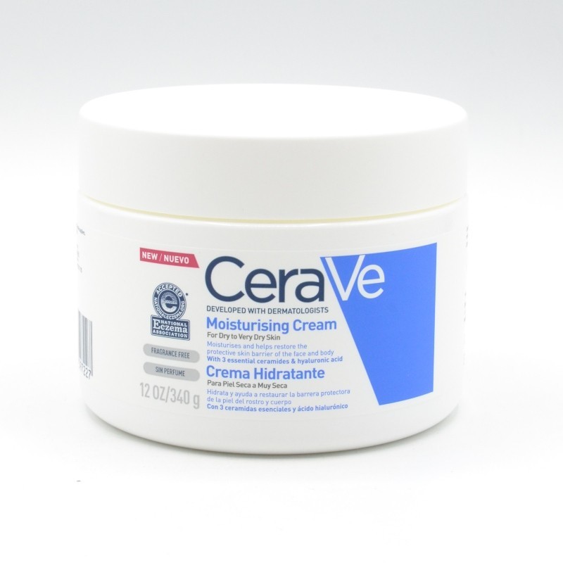 CERAVE CREMA HIDRATANTE TARRO+ 340 GR Hidratación y piel atópica