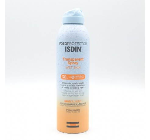 FP ISDIN WET SKIN TRANSPARENT SPRAY SFP 30+ 250 ML Corporal adulto