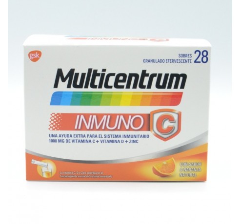 MULTICENTRUM INMUNO-C 28 SOBRES 7,1 G Complejos multivitamínicos