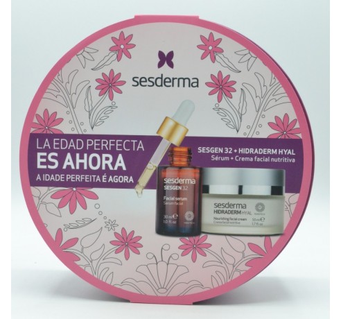 SESDERMA NAVIDAD ANTIEDAD RESVRADERM GEL CREMA 50ML + AGLICOLIC SERUM 30ML Antiedad