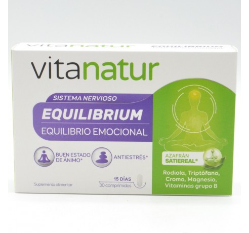 VITANATUR EQUILIBRIO 30 CAPSULAS Regulación de estrés y ciclo del sueño