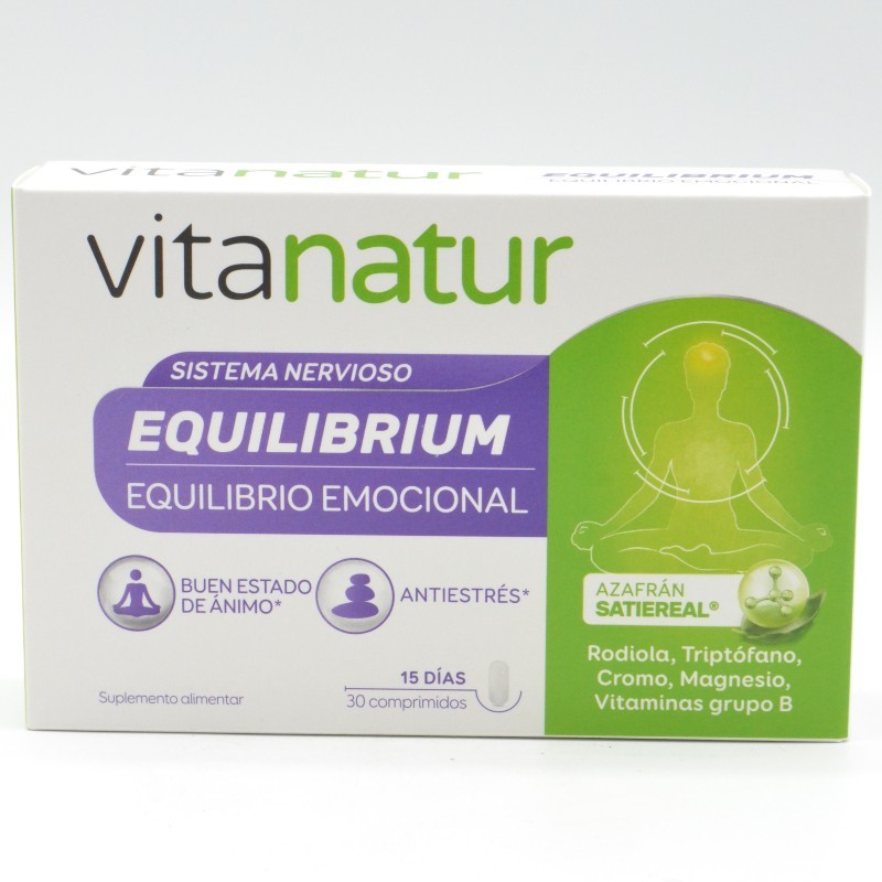 VITANATUR EQUILIBRIO 30 CAPSULAS Regulación de estrés y ciclo del sueño