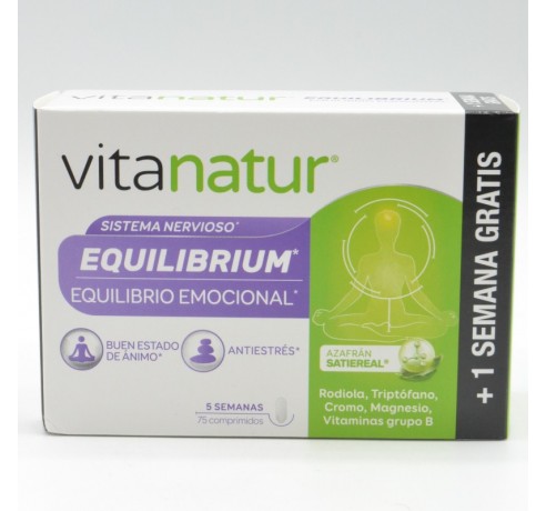 VITANATUR EQUILIBRIUM 60 COMPRIMIDOS Regulación de estrés y ciclo del sueño