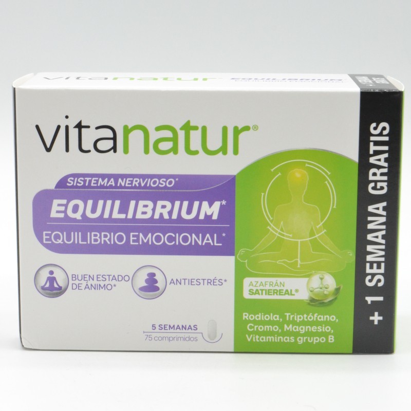 VITANATUR EQUILIBRIUM 60 COMPRIMIDOS Regulación de estrés y ciclo del sueño