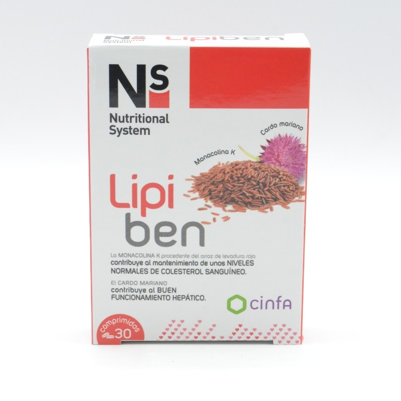 NS LIPIBEN 30 COMPRIMIDOS Salud cardiovascular