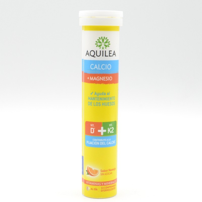 AQUILEA CALCIO + MAGNESIO 14 COMPRIMIDOS EFERVESCENTES Salud articular