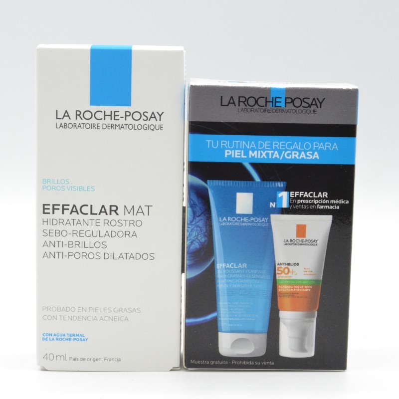 EFFACLAR MAT CREMA 40ML + KIT IMPERFECCIONES REGALO Acné