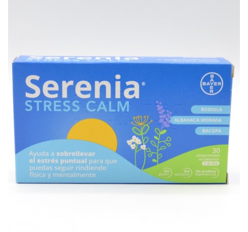 SERENIA STRESS CALM 30 COMPRIMIDOS Regulación de estrés y ciclo del sueño