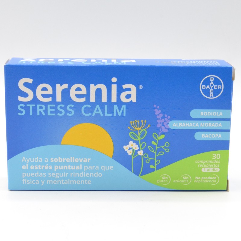 SERENIA STRESS CALM 30 COMPRIMIDOS Regulación de estrés y ciclo del sueño