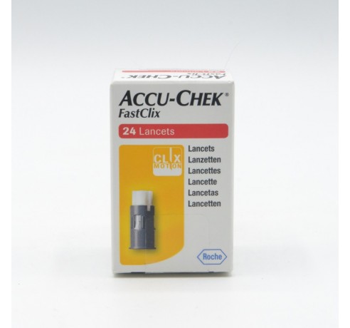 ACCU-CHEK FASTCLIX LANCETAS 24 LANCETAS Oxígeno y glucosa