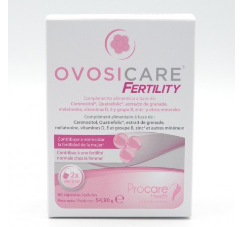 OVOSICARE FERTILITY 60 CAPSULAS Gestación y embarazo