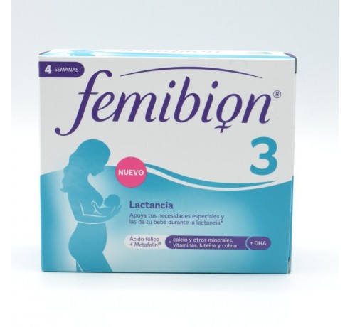 FEMIBION 3 28 COMPRIMIDOS + 28 CAPSULAS Gestación y embarazo