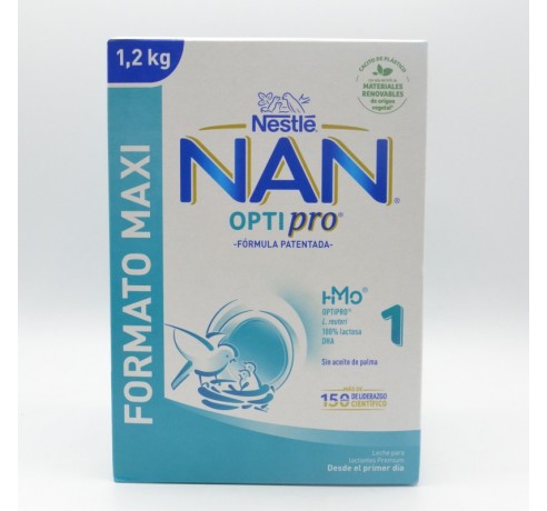 NAN OPTIPRO 1 FORMATO AHORRO 1.2 KG Leches