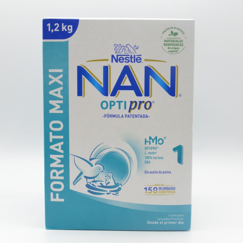 NAN OPTIPRO 1 FORMATO AHORRO 1.2 KG Leches