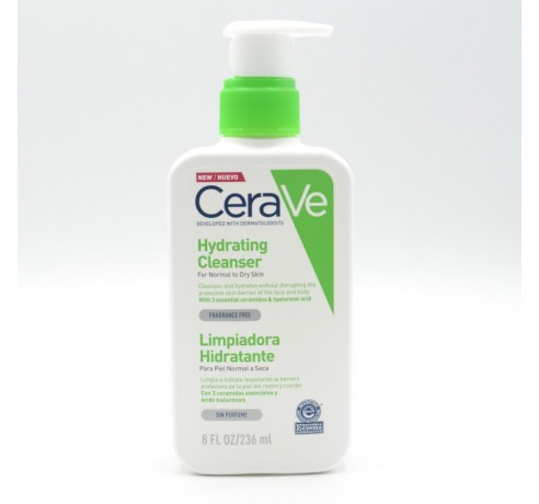 CERAVE LIMPIADOR HIDRATANTE 236 ML Limpieza facial