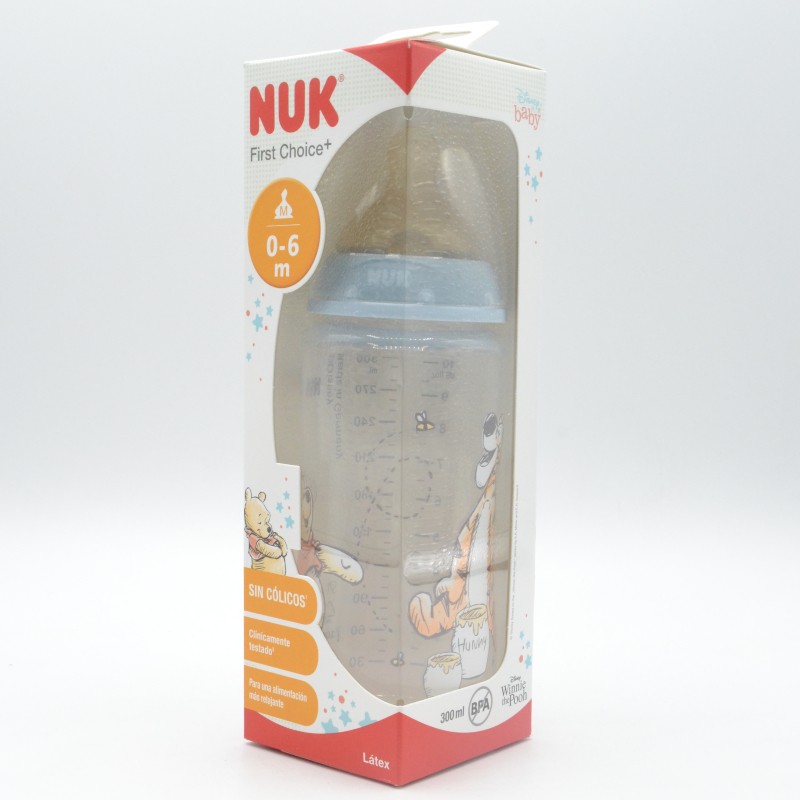 BIBERON NUK LATEX DISNEY 0-6M 300 ML M Biberones y tetinas BIBERON NUK LATEX DISNEY 0-6M 300 ML M Biberones y tetinas