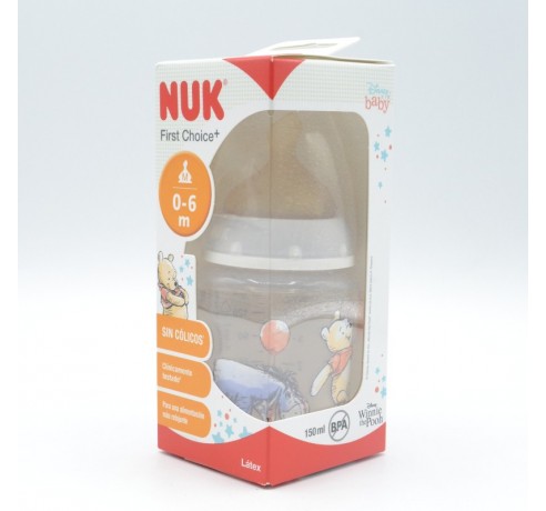 BIBERON NUK LATEX DISNEY 0-6M 150 ML M Biberones y tetinas