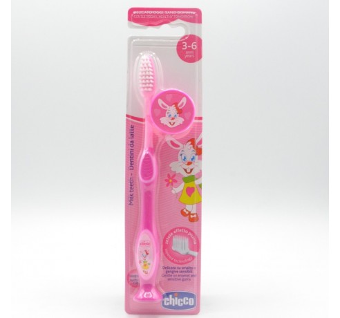 CHICCO CEPILLO DENTAL ROSA 3-6 AÑOS Cepillos