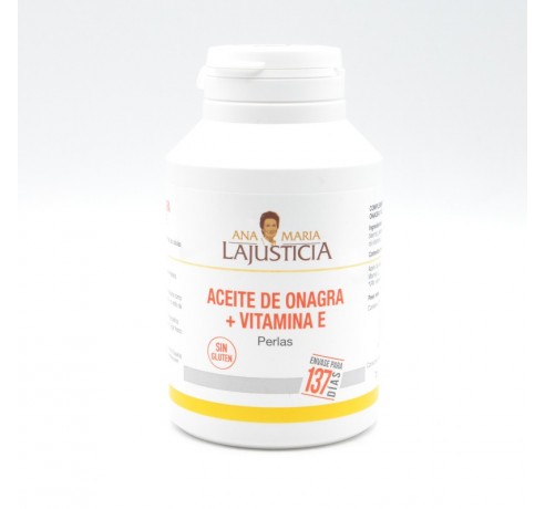 AM LAJUSTICIA ACEITE DE ONAGRA + VITAMINA E 275 PERLAS Nutricosmética