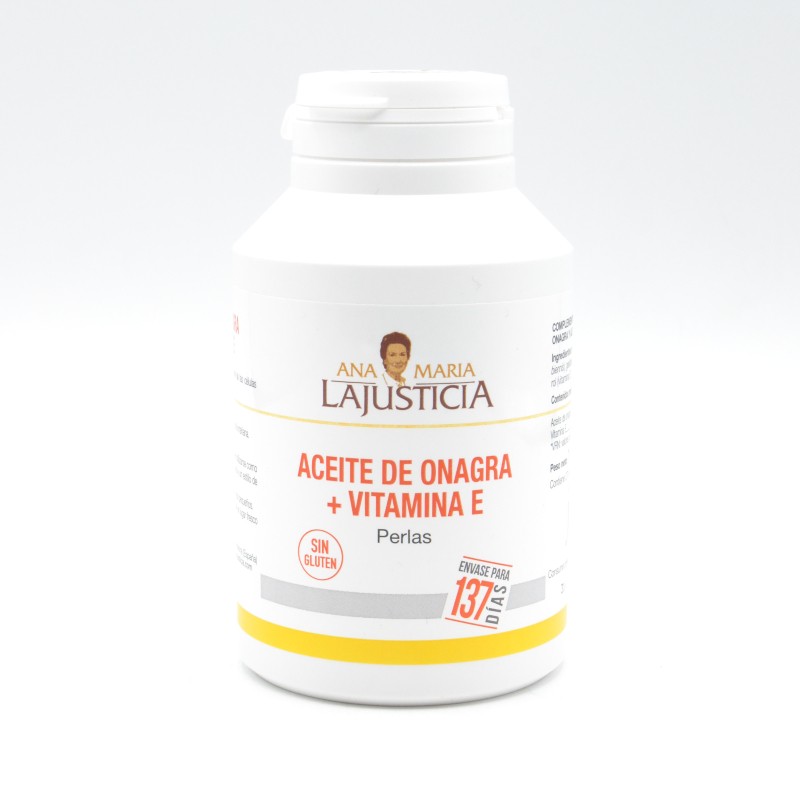 AM LAJUSTICIA ACEITE DE ONAGRA + VITAMINA E 275 PERLAS Nutricosmética