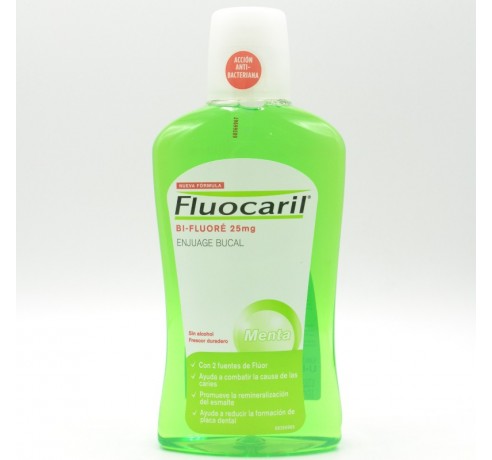 FLUOCARIL BI-FLUORE 25 MG ENJUAGUE BUCAL MENTA 500 ML Encías, caries, dientes sensibles