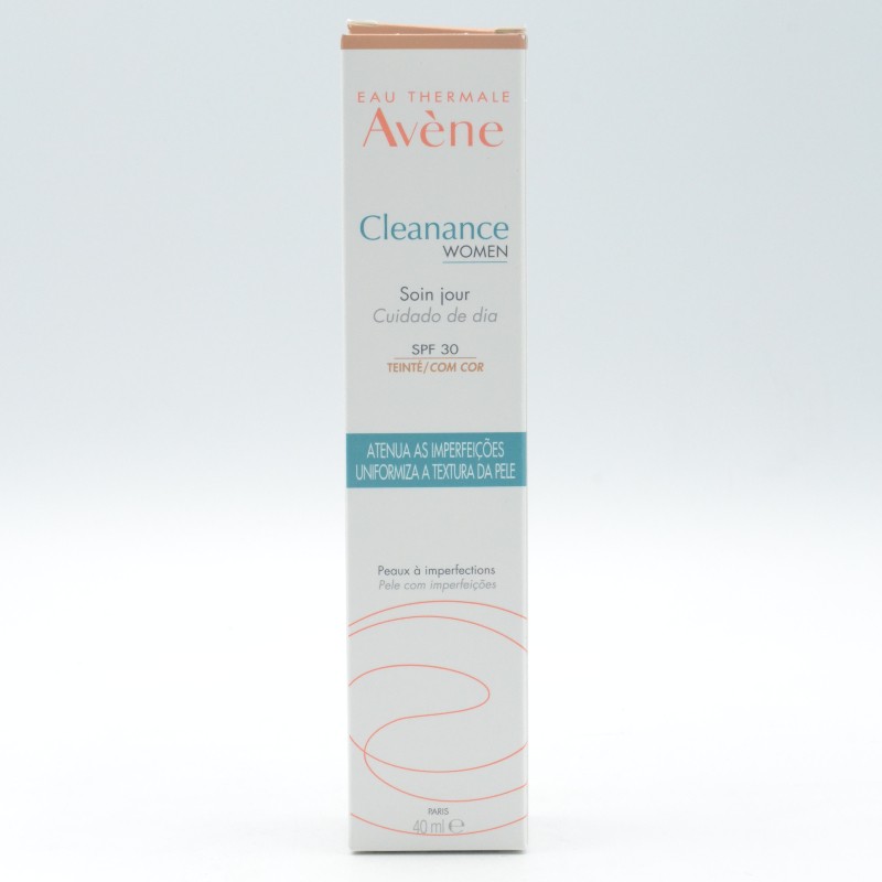 AVENE CLEANANCE WOMAN CUIDADO DIA COLOR SPF 30 40 ML Acné