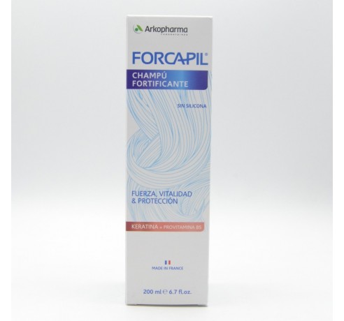 FORCAPIL CHAMPU FORTIFICANTE CON KERATINA 200 ML Anticaída