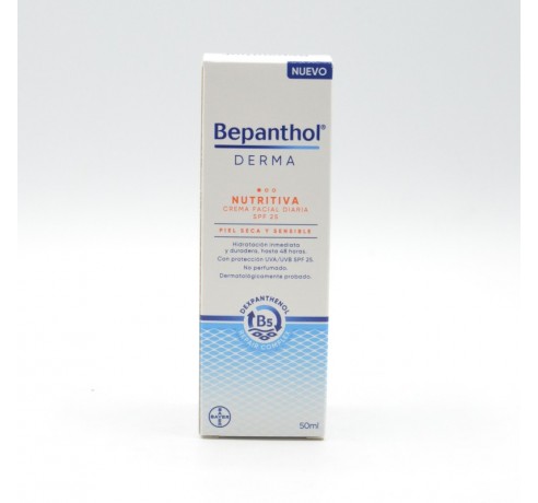 BEPANTHOL DERMA NUTRITIVA CREMA FACIAL DIARIA SPF25 50 ML Hidratación