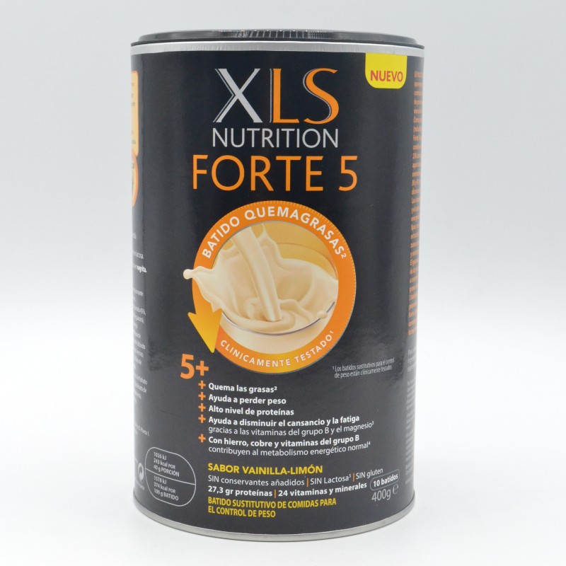 XLS NUTRITION FORTE 5 QUEMAGRASAS BATIDO SUSTITUTIVO 400 G Quemagrasas