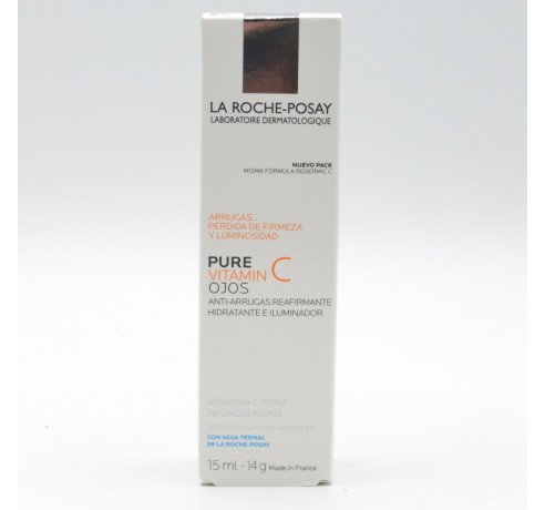 PURE VITAMIN C OJOS 15ML LA ROCHE POSAY Contorno de ojos