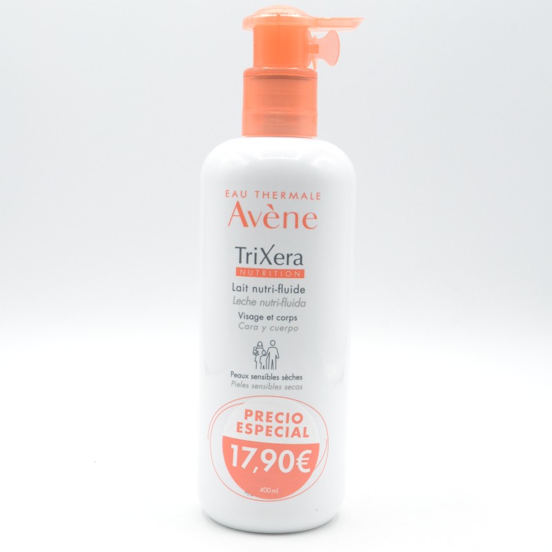 AVENE TRIXERA NUTRITION LECHE NUTRI FLUIDA 400 ML Hidratación y piel atópica