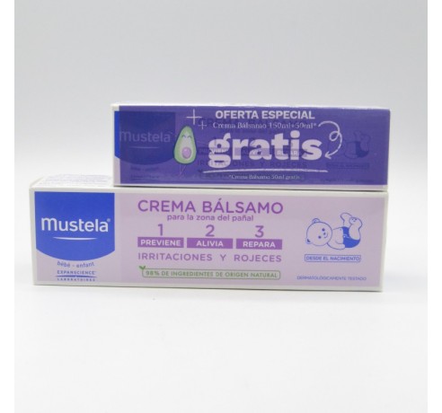 MUSTELA CREMA BALSAMO 150 ML + 50 ML GRATIS Cuidado del culete