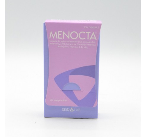 MENOCTA 30 COMPRIMIDOS Menopausia y síndrome menstrual