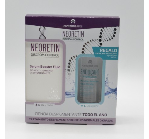 NEORETIN SERUM BOOSTER FLUID 30ML + ENDOCARE AGUA MICELAR 100ML REGALO Antimanchas