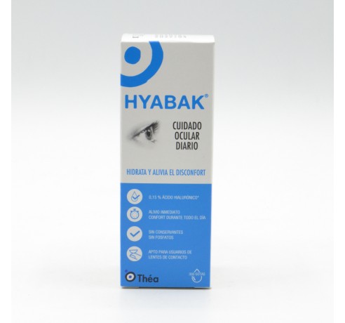 HYABAK SEQUEDAD OCULAR 10 ML Colirios y monodosis