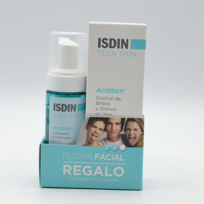 ACNIBEN GEL CREMA CONTROL DE BRILLOS 40ML + ACNIBEN ESPUMA 50ML REGALO Acné