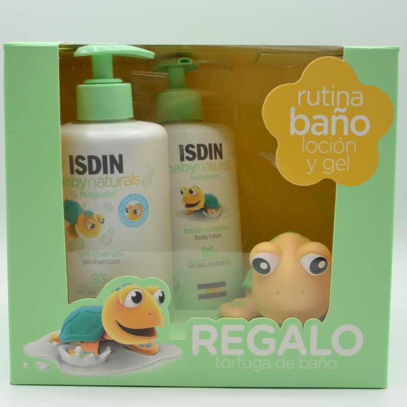NUTRAISDIN BABY NATURALS PACK GEL CHAMPU 400ML + LOCION CORPORAL 400ML Higiene e hidratación