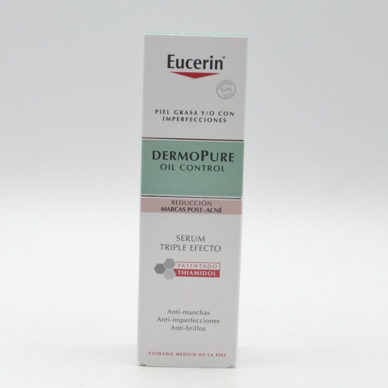 EUCERIN DERMOPURE OIL CONTROL SERUM TRIPLE EFECTO 40 ML + MUESTRAS Acné