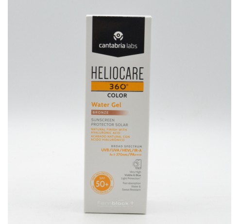 HELIOCARE 360º COLOR WATER GEL SPF 50+ 50 ML BRONZE Facial adulto