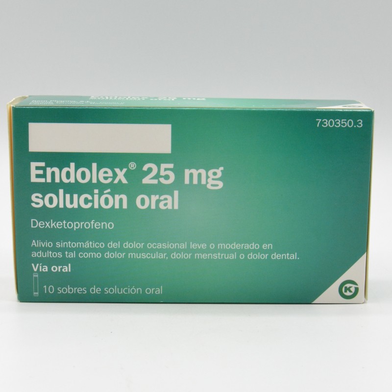 ENDOLEX 25 MG 10 SOBRES SOLUCION ORAL 10 ML Otros anti-inflamatorios orales