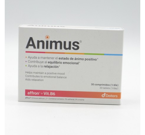 ANIMUS 30 COMPRIMIDOS Regulación de estrés y ciclo del sueño