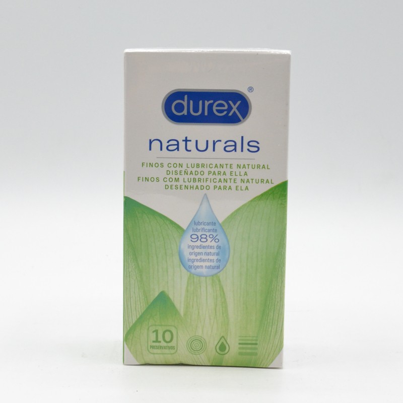 PRESERVATIVOS DUREX NATURALS 10 U Preservativos