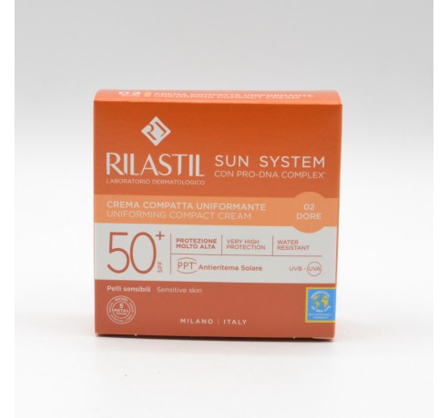 RILASTIL SUN SYSTEM 50+ COMPACTO 02 DORE Facial adulto