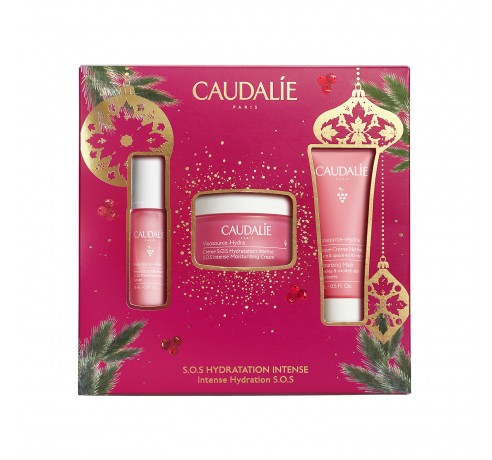 CAUDALIE COFRE VINOSOURCE-HYDRA SOS CREMA 50ML + SERUM 10ML Y MASCARILLA 15ML REGALO Antiedad