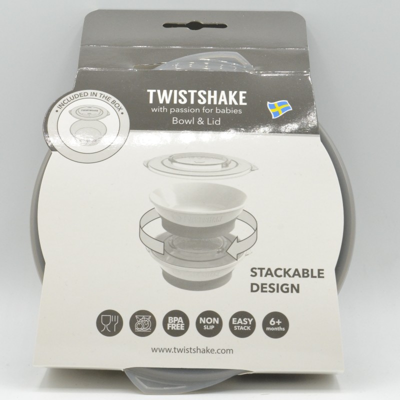 TWISTSHAKE BOWL GRIS Vajilla y accesorios