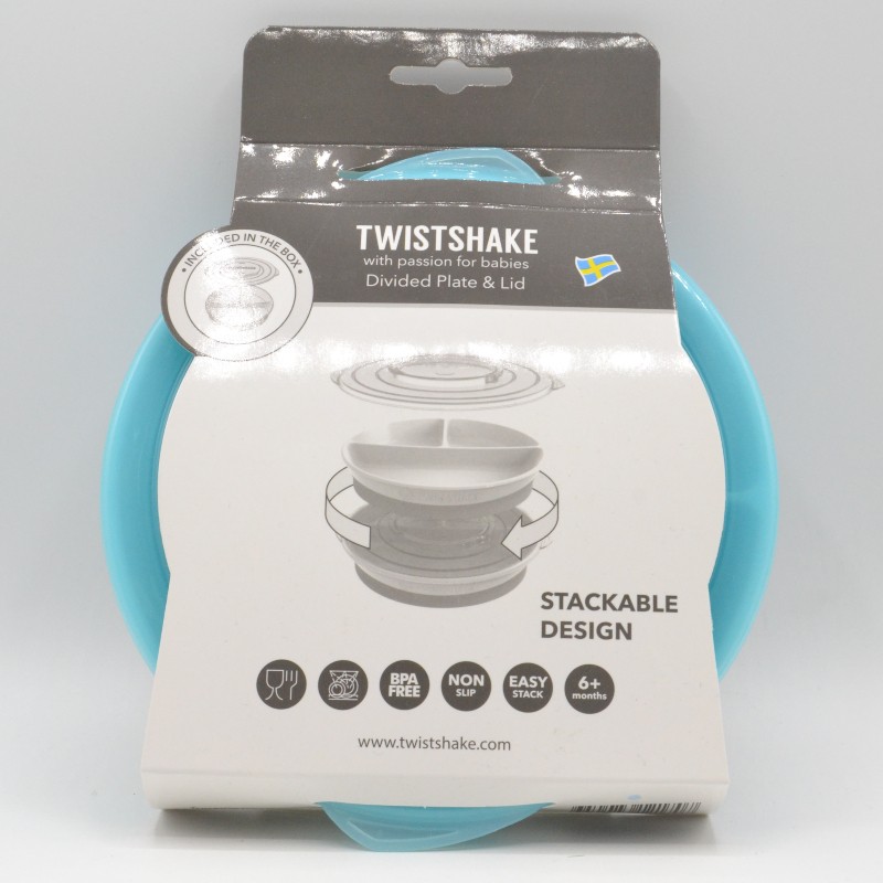 Comprar Twistshake Plato Dividido Azul ¡Mejor Precio!