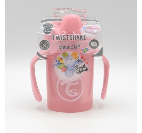 Twistshake Vaso Aprendizaje Mini Cup Blanco +4m 230ml