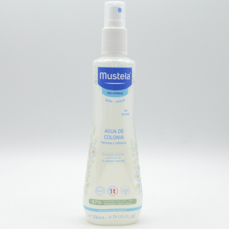 MUSTELA AGUA DE COLONIA SIN ALCOHOL 200 ML Higiene e hidratación