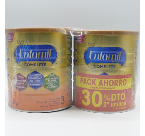 ENFAMIL 3 PREMIUM PACK 2ª UD AL 30%DTO Leches