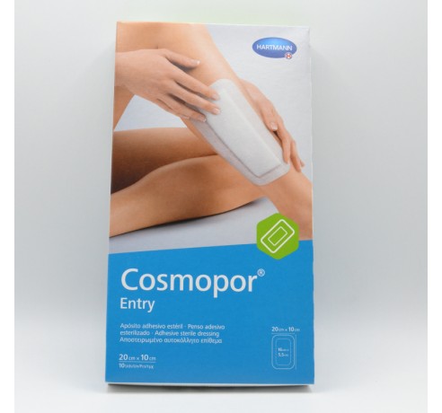 COSMOPOR ENTRY APOSITO ESTERIL 20 CM X 10 CM 10U Tiritas y apósitos